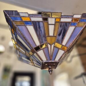 Plafoniera Tiffany Art Deco